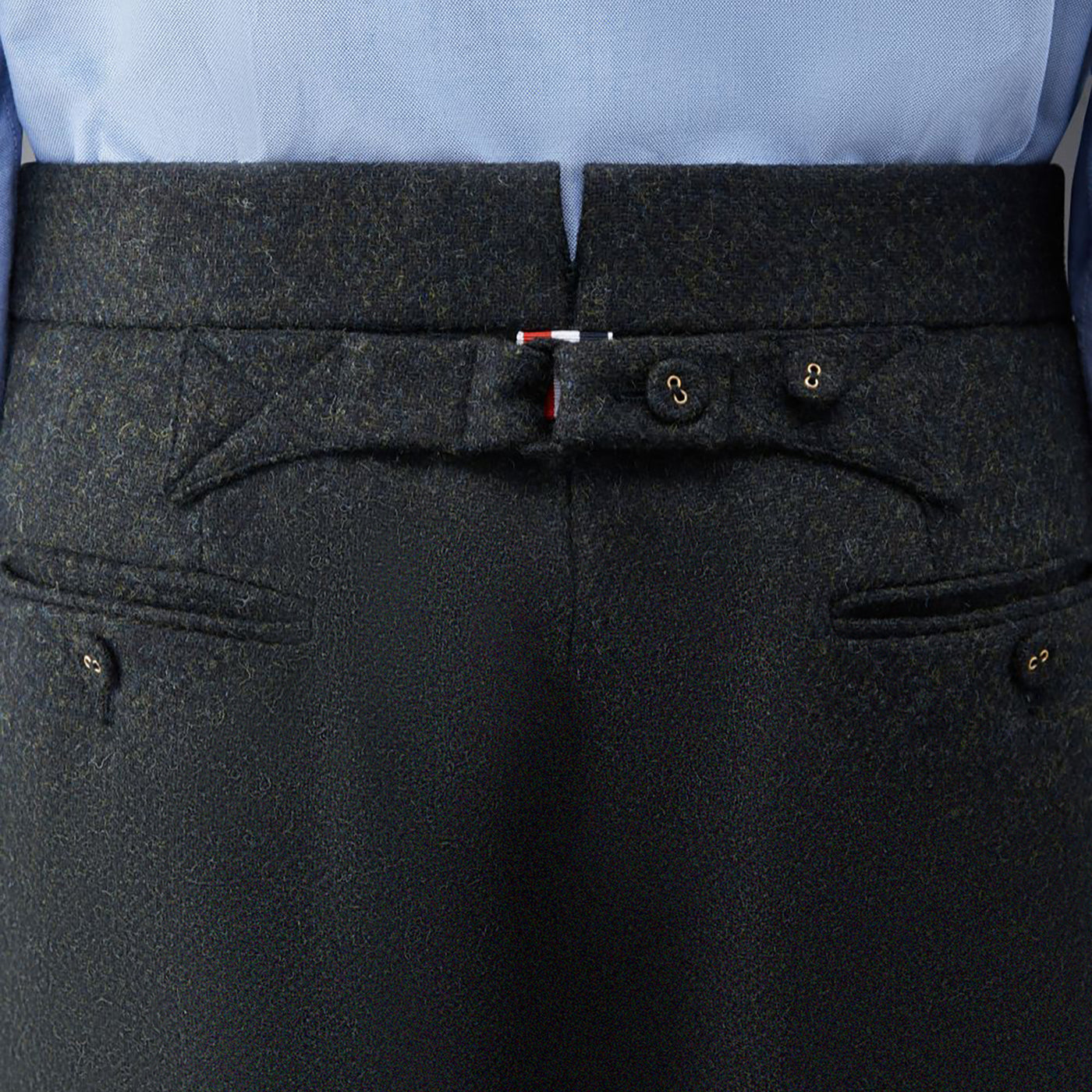 Thom Browne Shetland Classic Backstrap Trousers