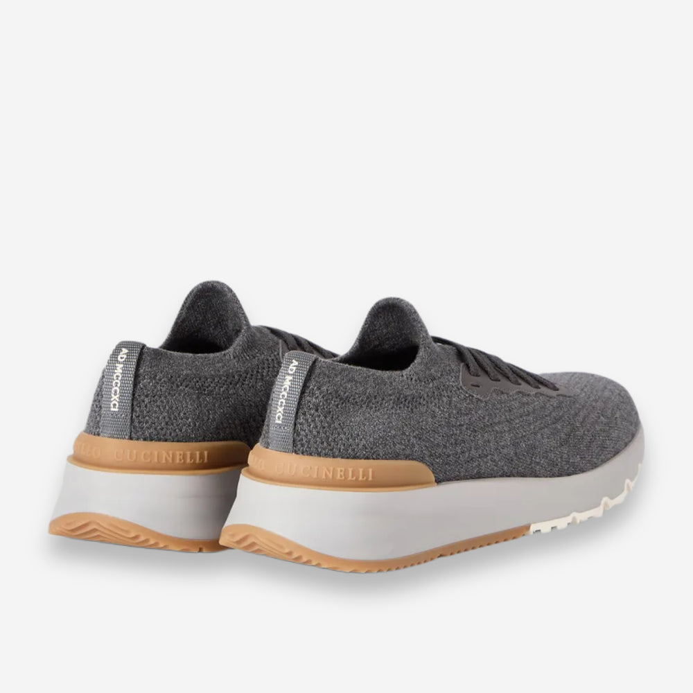 MZUPMBO252 CAQ26 - Brunello Cucinelli Cotton Knit And Semi
