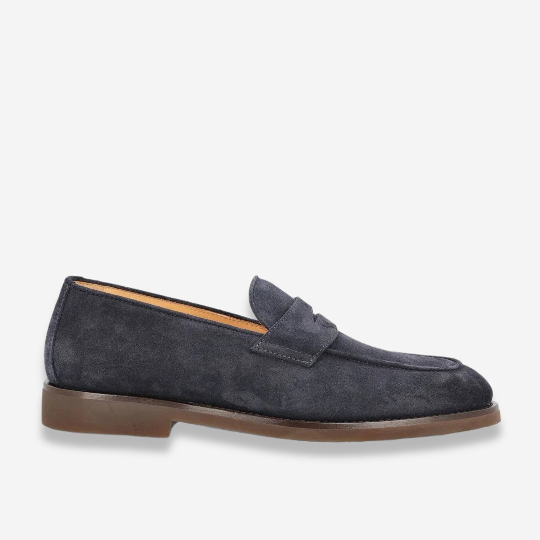Brunello Cucinelli Suede Penny Loafers