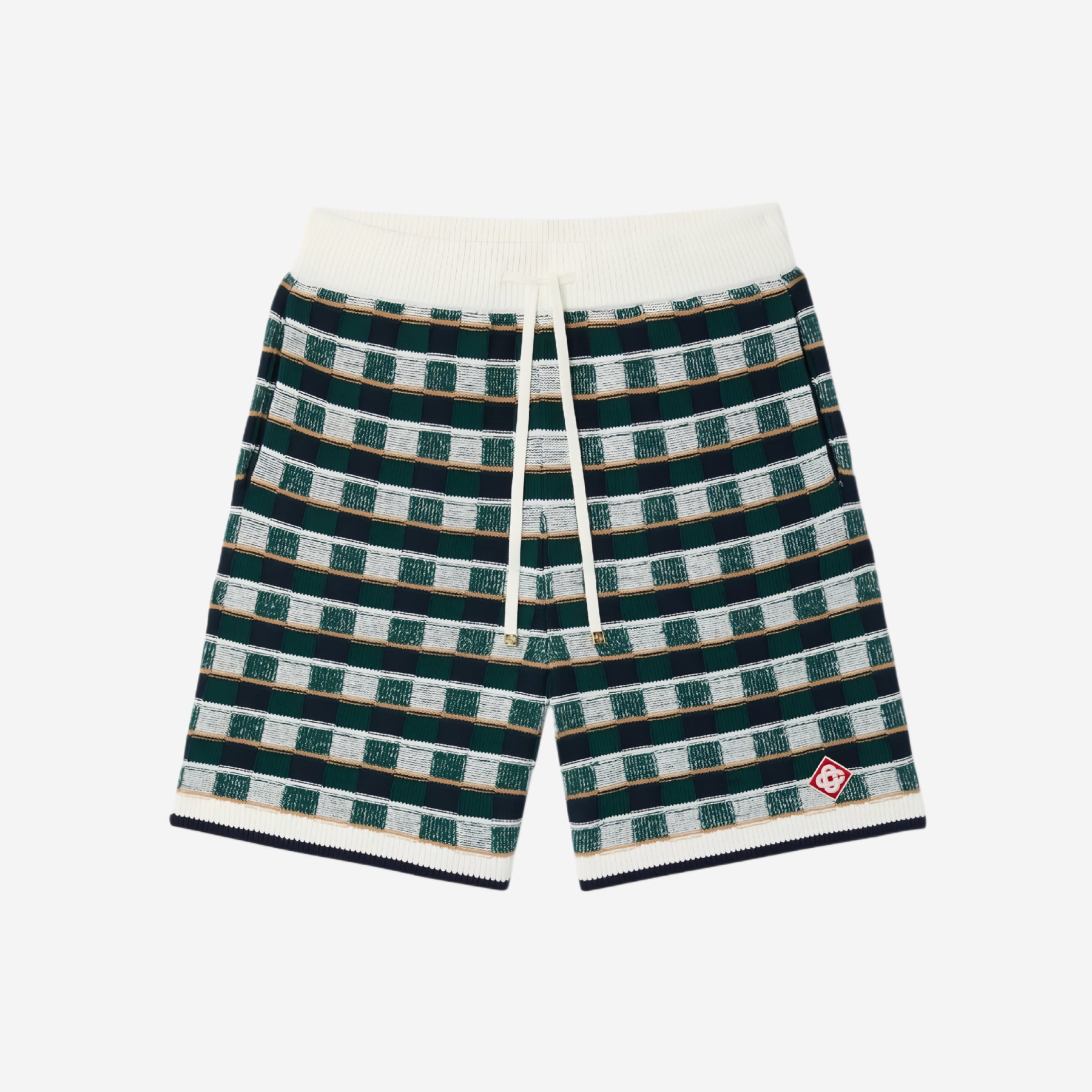 Casablanca Crochet Mosaic Shorts
