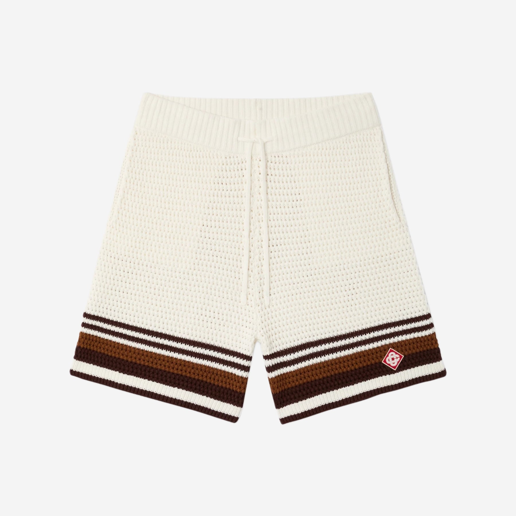 Casablanca Tennis Stripe Crochet Short