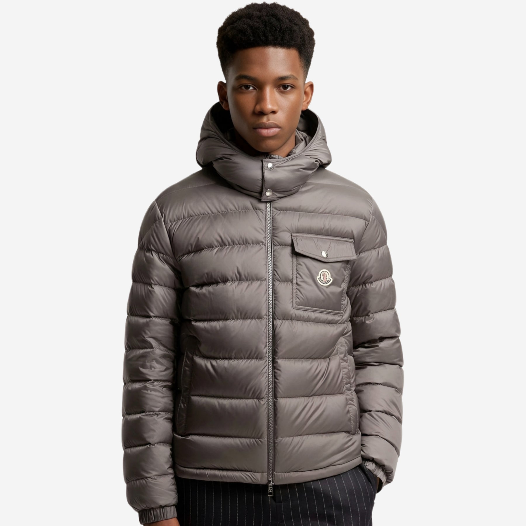Moncler Verith Hooded Short Down Jacket