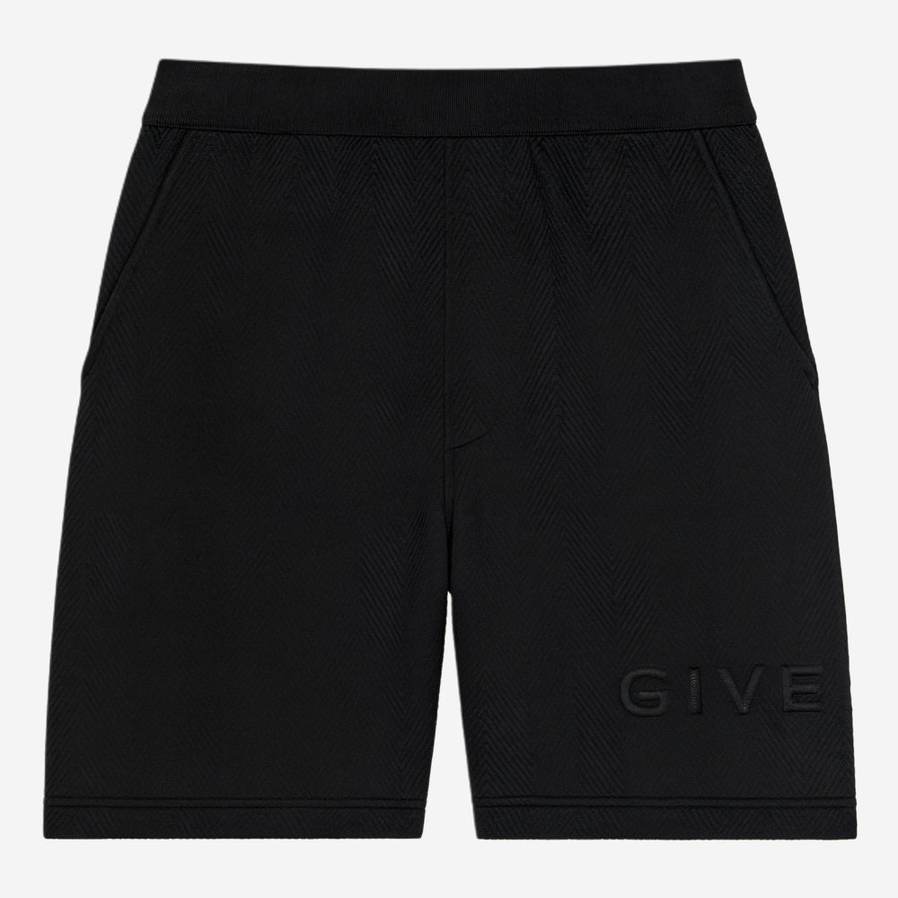 Givenchy Herringbone Jacquard Bermuda Shorts – ZAP