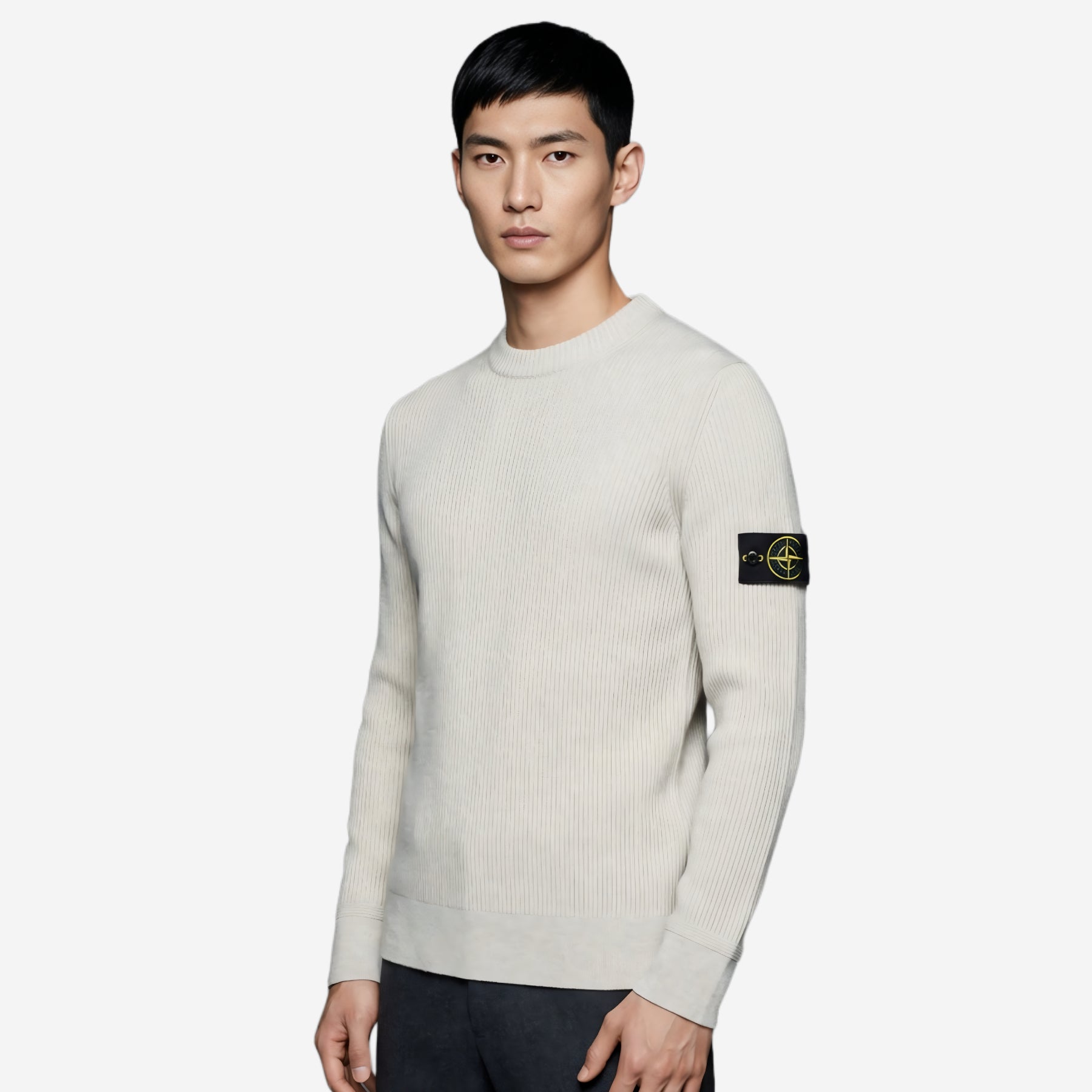 Stone Island 5100053 Rib RWS Wool Knitwear