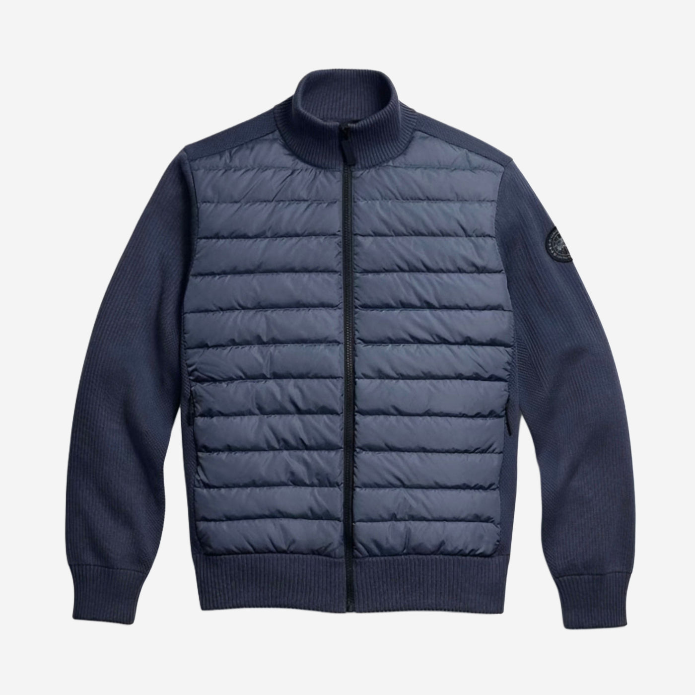 C_ge0528 Canada Goose HyBridge® Black Disc Knit Jacket – ZAP