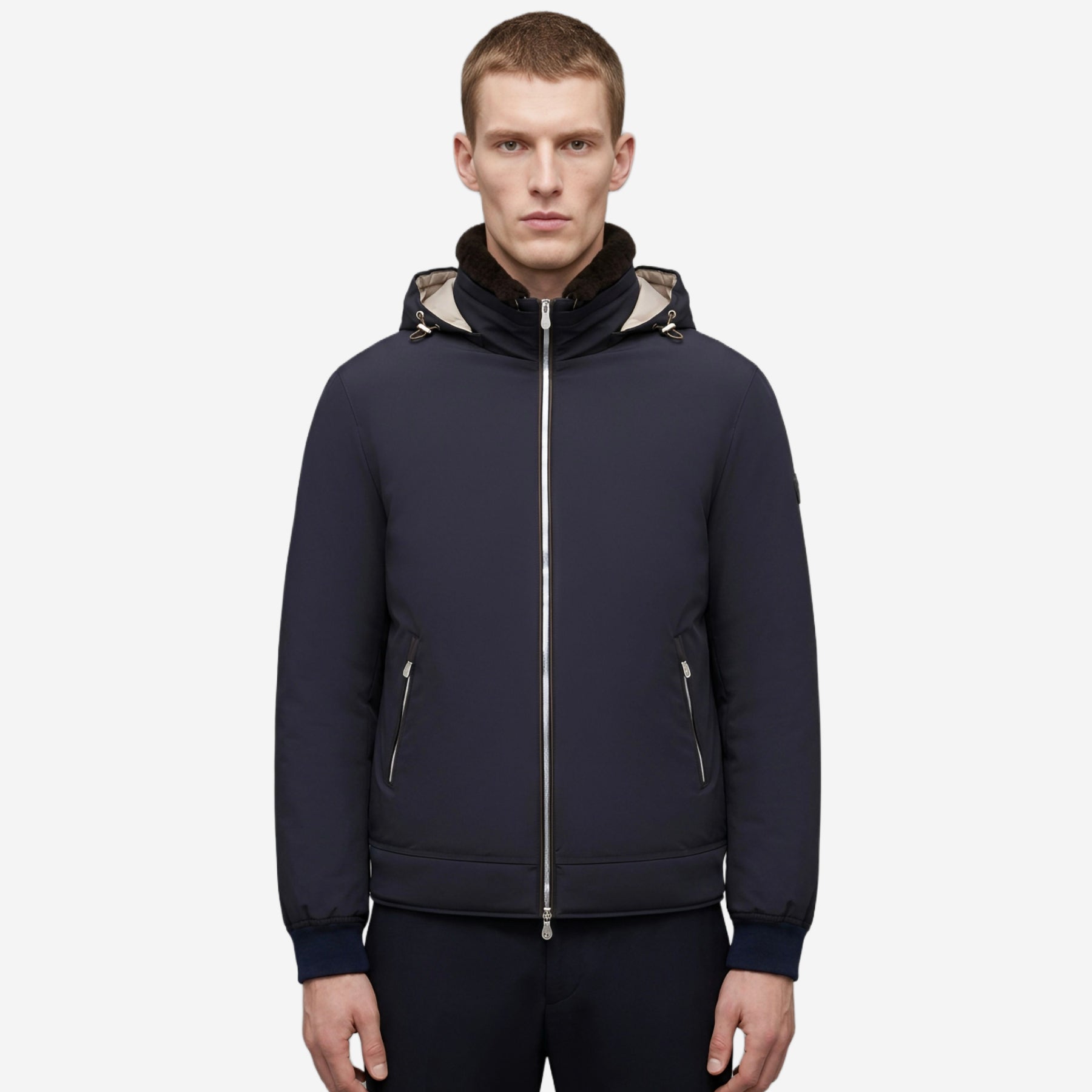 Brunello Cucinelli Stretch Bonded Nylon Down Jacket