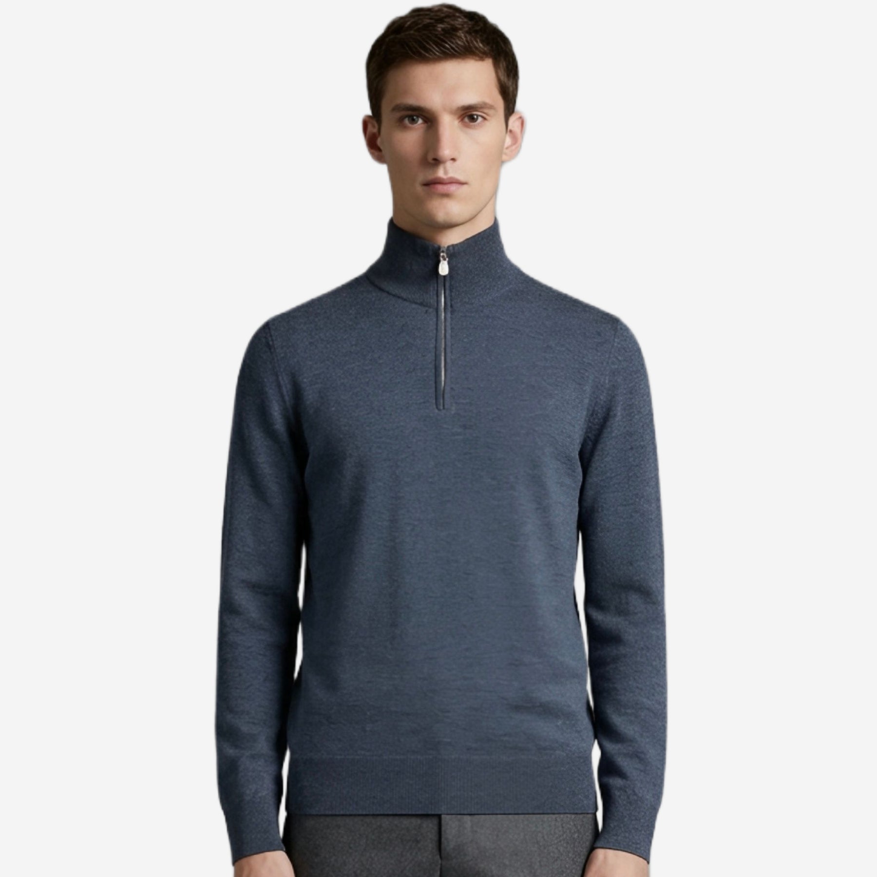 Brunello Cucinelli Cashmere Half Zip Knitwear