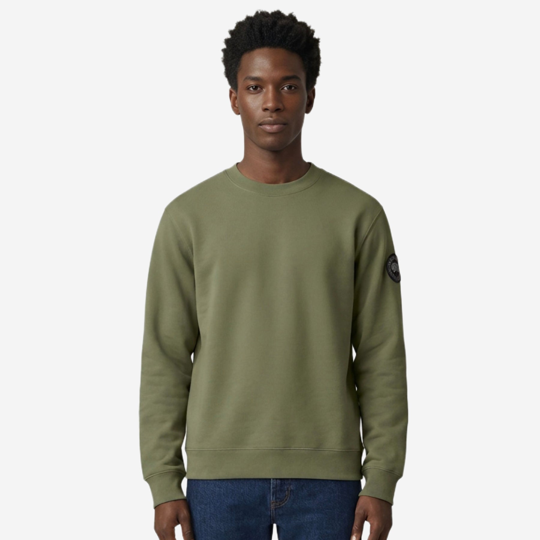 1538MB 9126 - Canada Goose Black Disc Loon Sweatshirt