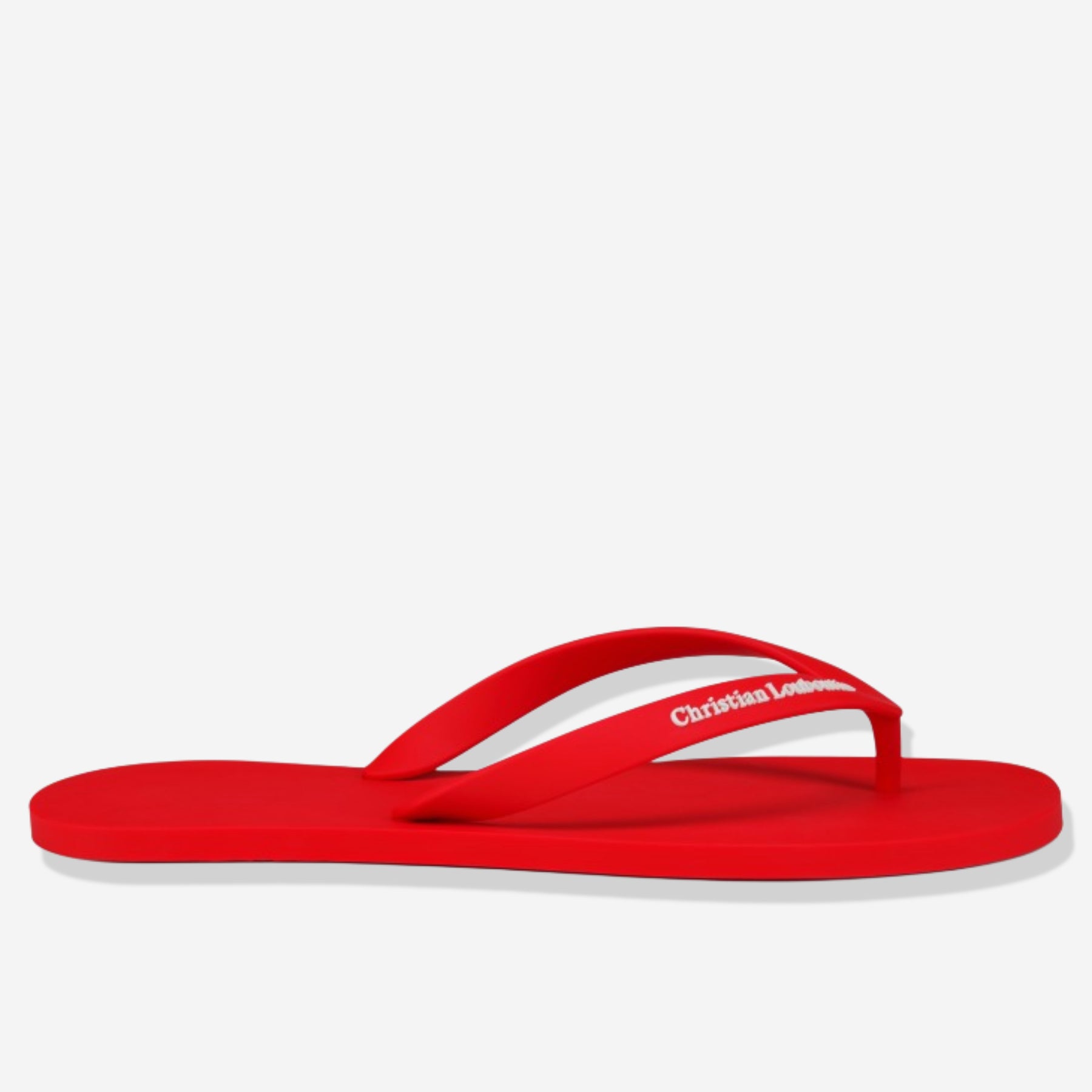 Christian Louboutin Summer Flat Rubber Thong Sandal