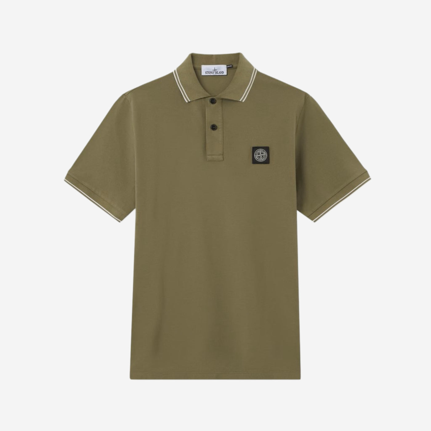 Stone Island 2200010 Organic Cotton Pique With Stretch Polo – ZAP
