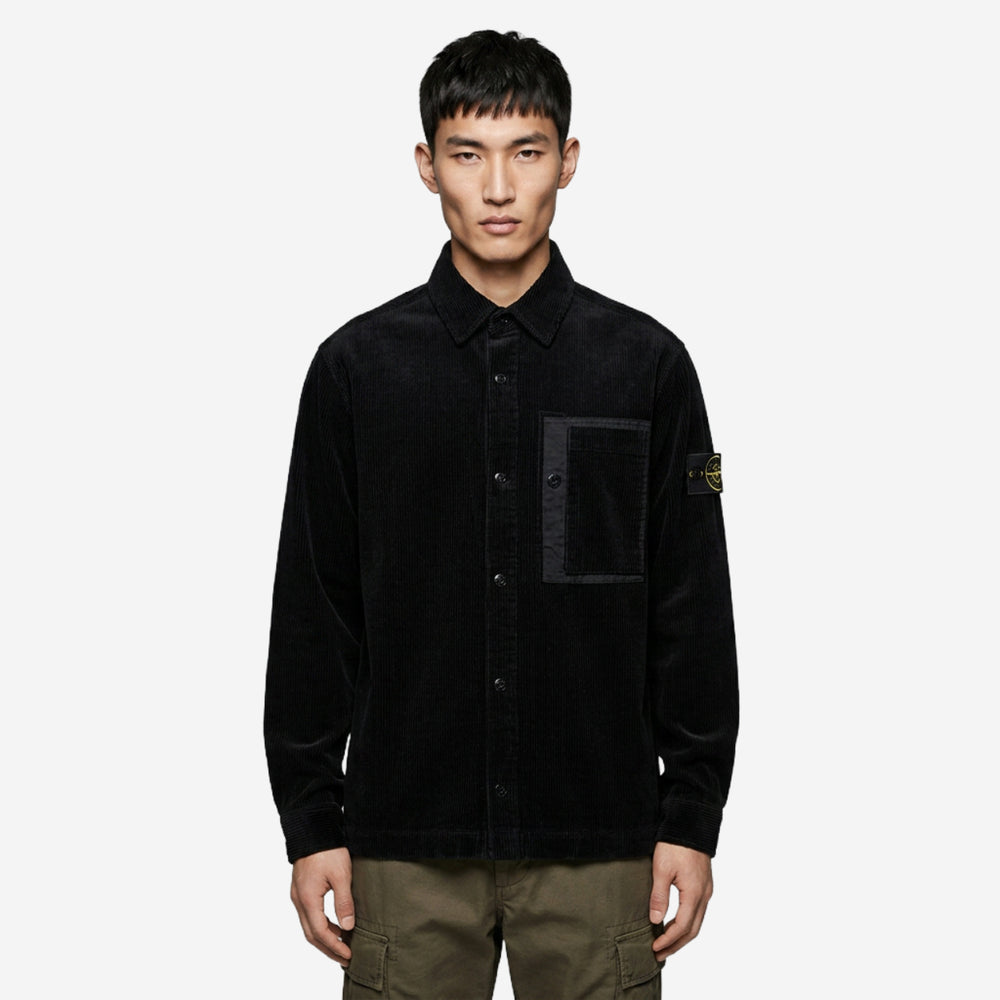 Stone Island 1200016 Organic Cotton Corduroy 800 Shirt Jacket – ZAP