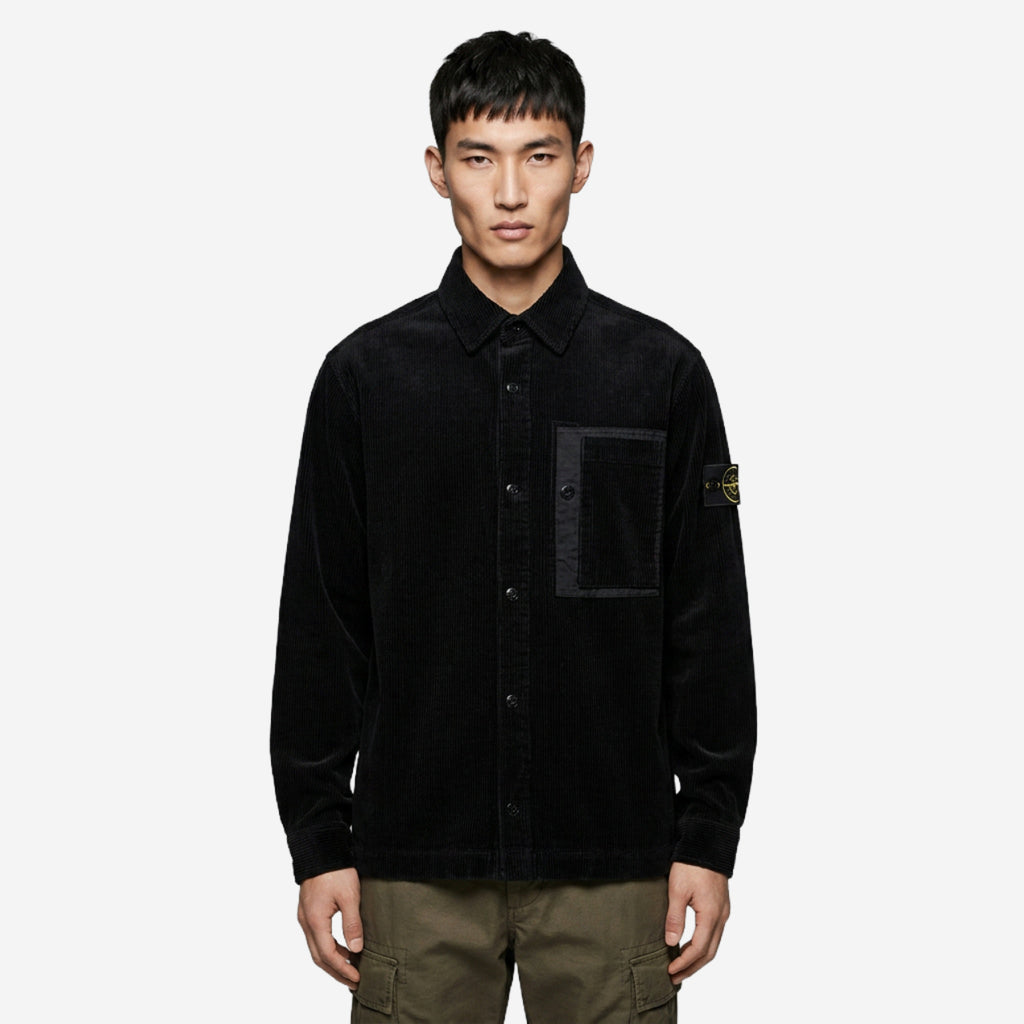 Stone Island 1200016 Organic Cotton Corduroy 800 Shirt Jacket – ZAP