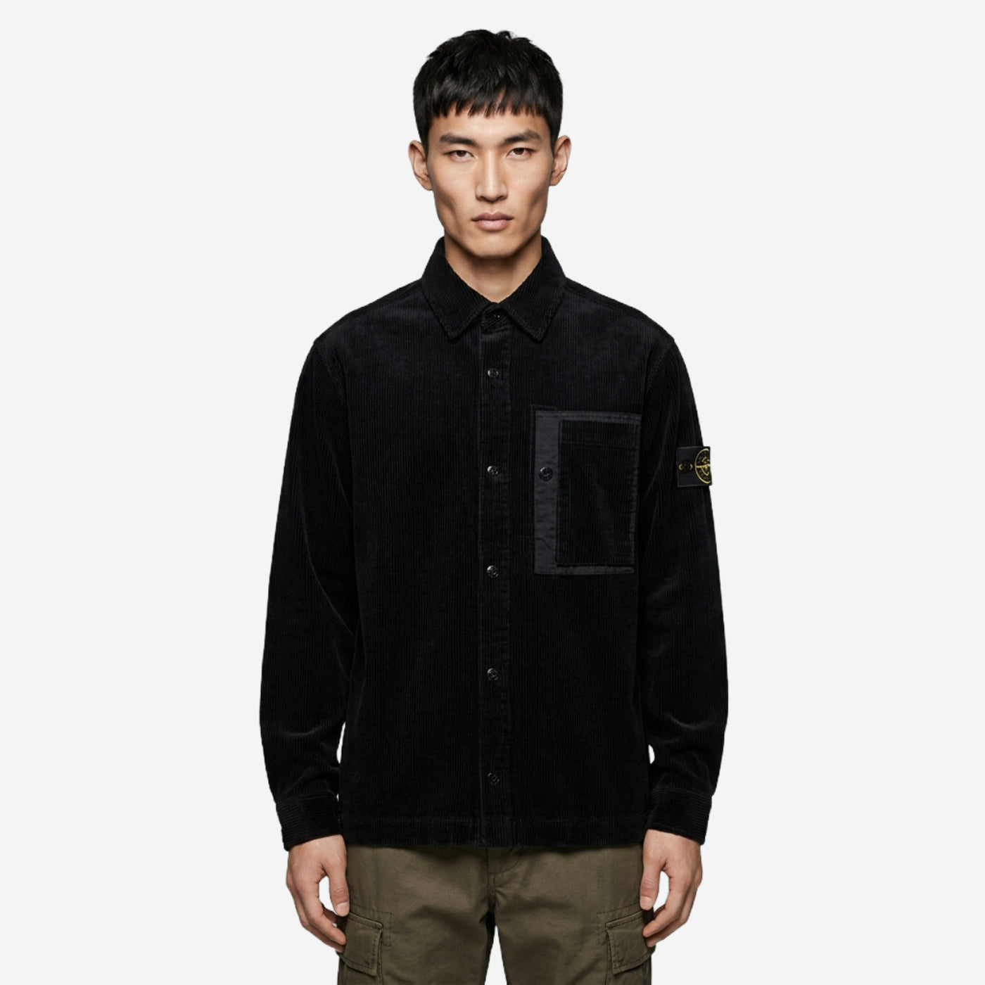 Stone Island 1200016 Organic Cotton Corduroy 800 Shirt Jacket – ZAP