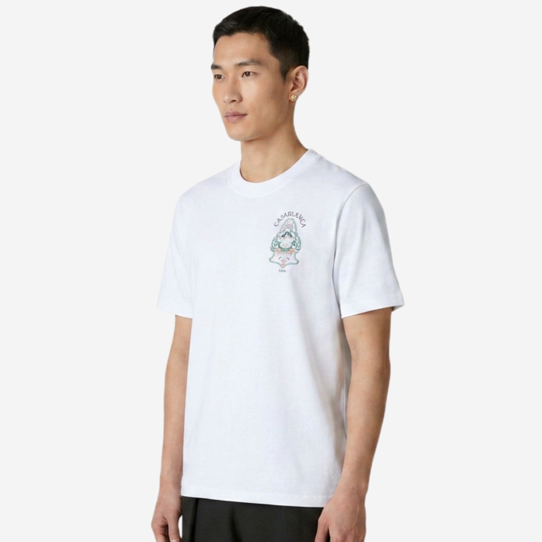 Casablanca Black Hotel Emblem T-shirt