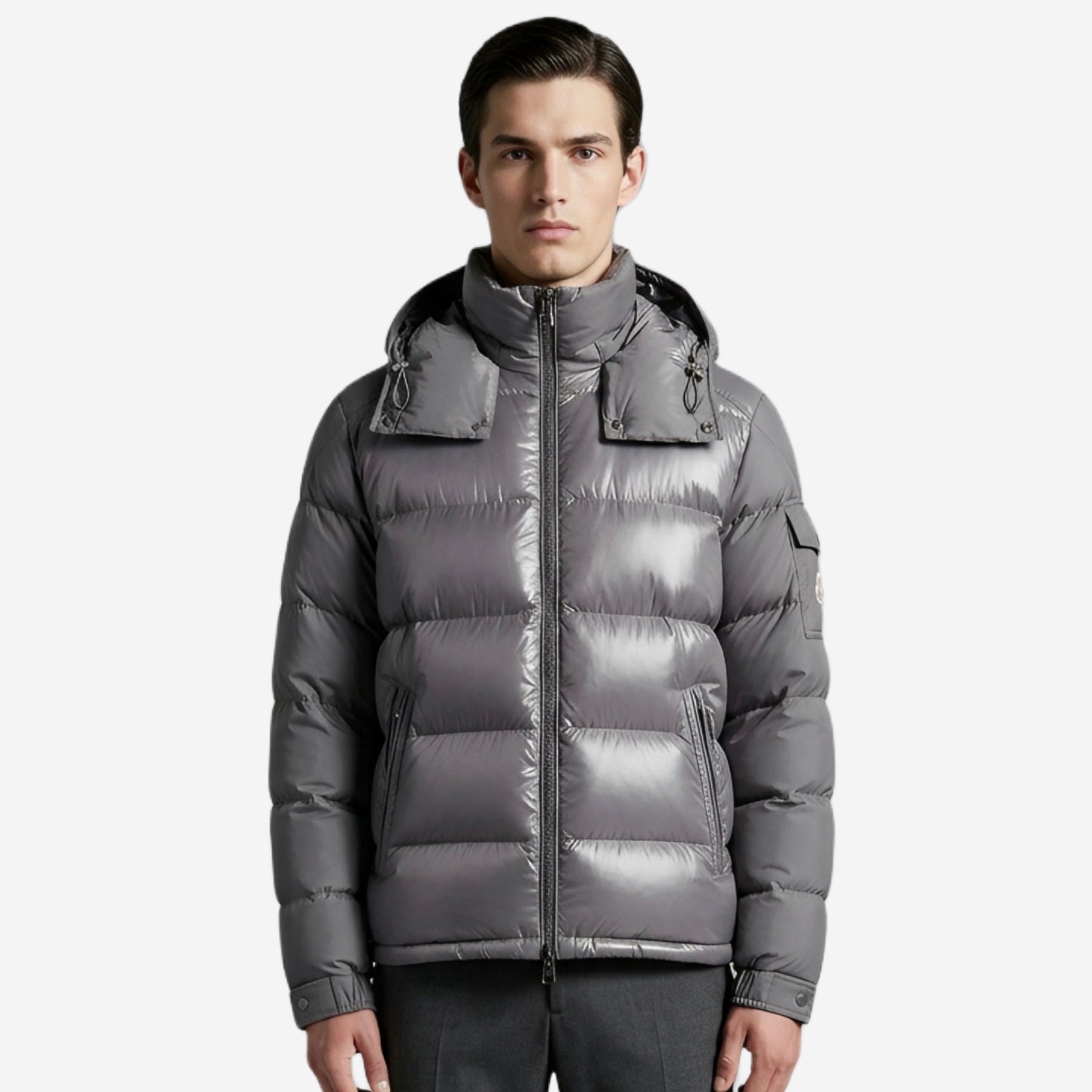 Moncler Maya Hooded Short Down Jacket
