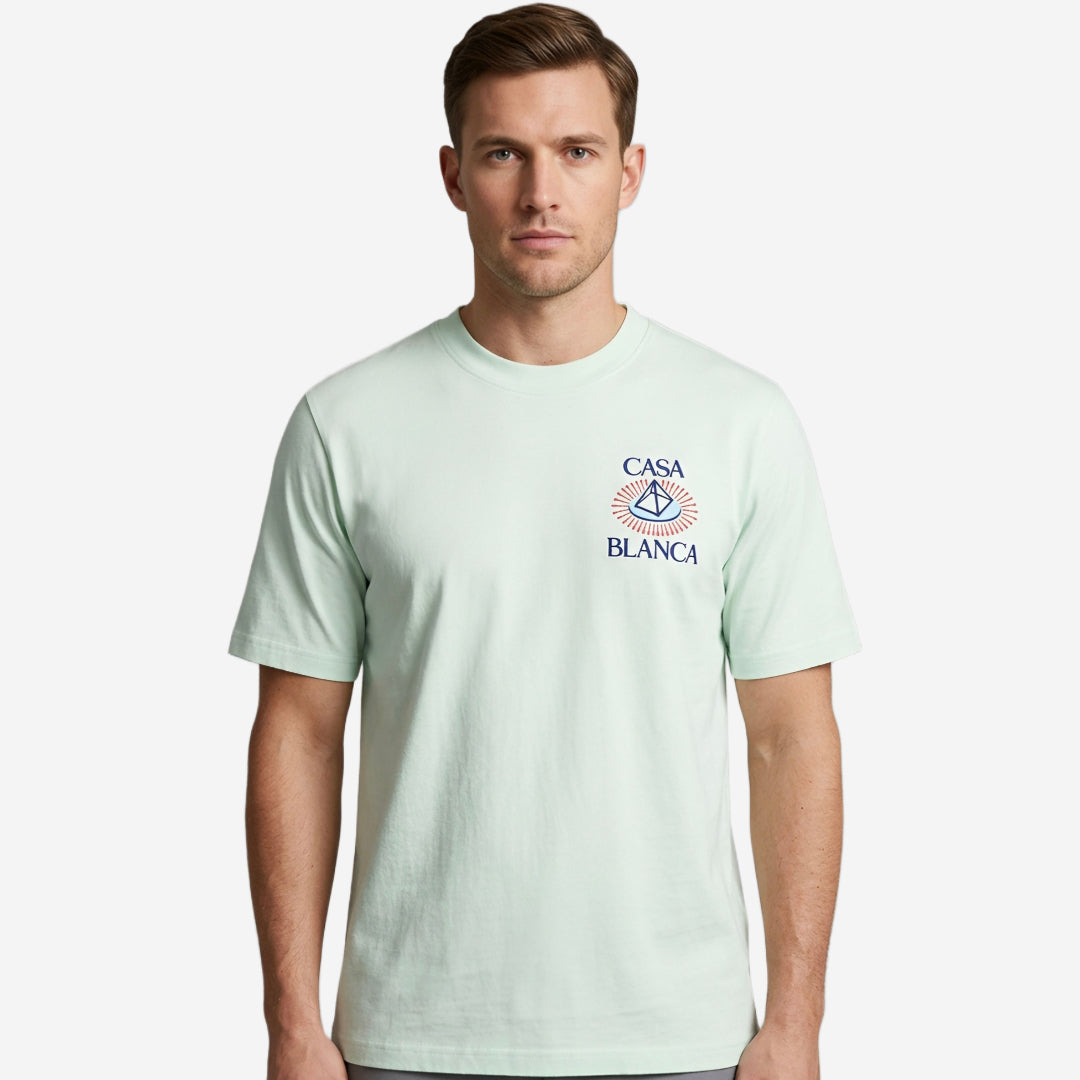 Casablanca Celestial Pyramid Graphic Print T-Shirt