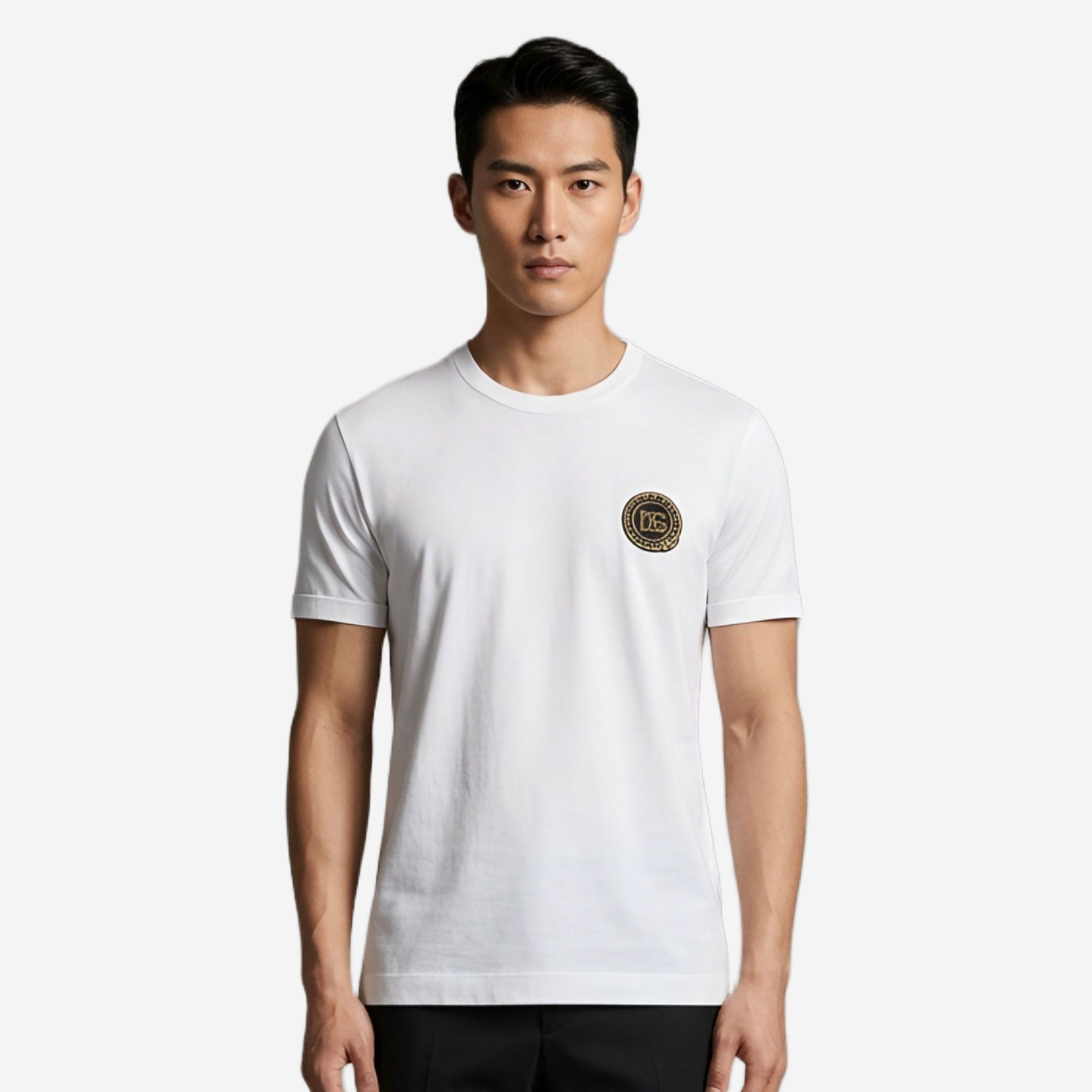 Dolce & Gabbana Patch Embroidered T-Shirt