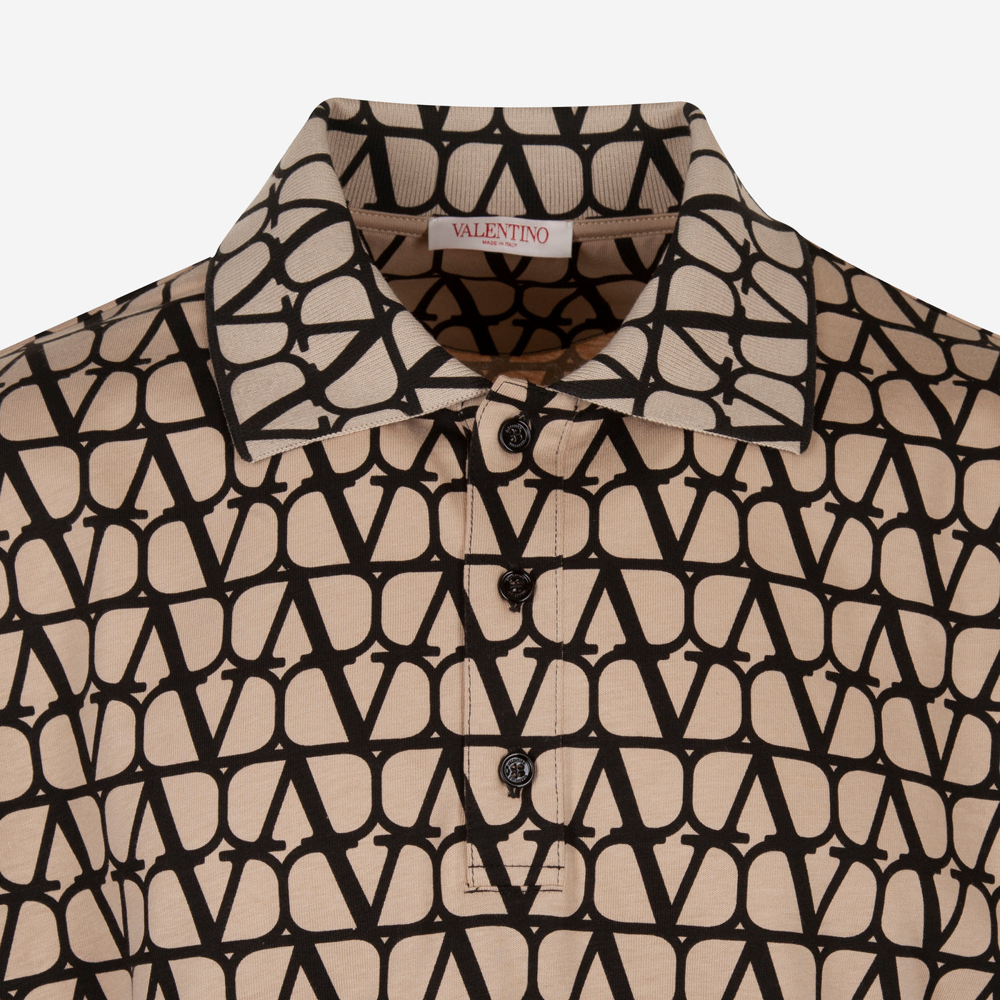 Valentino Toile Iconographe Print Polo Shirt
