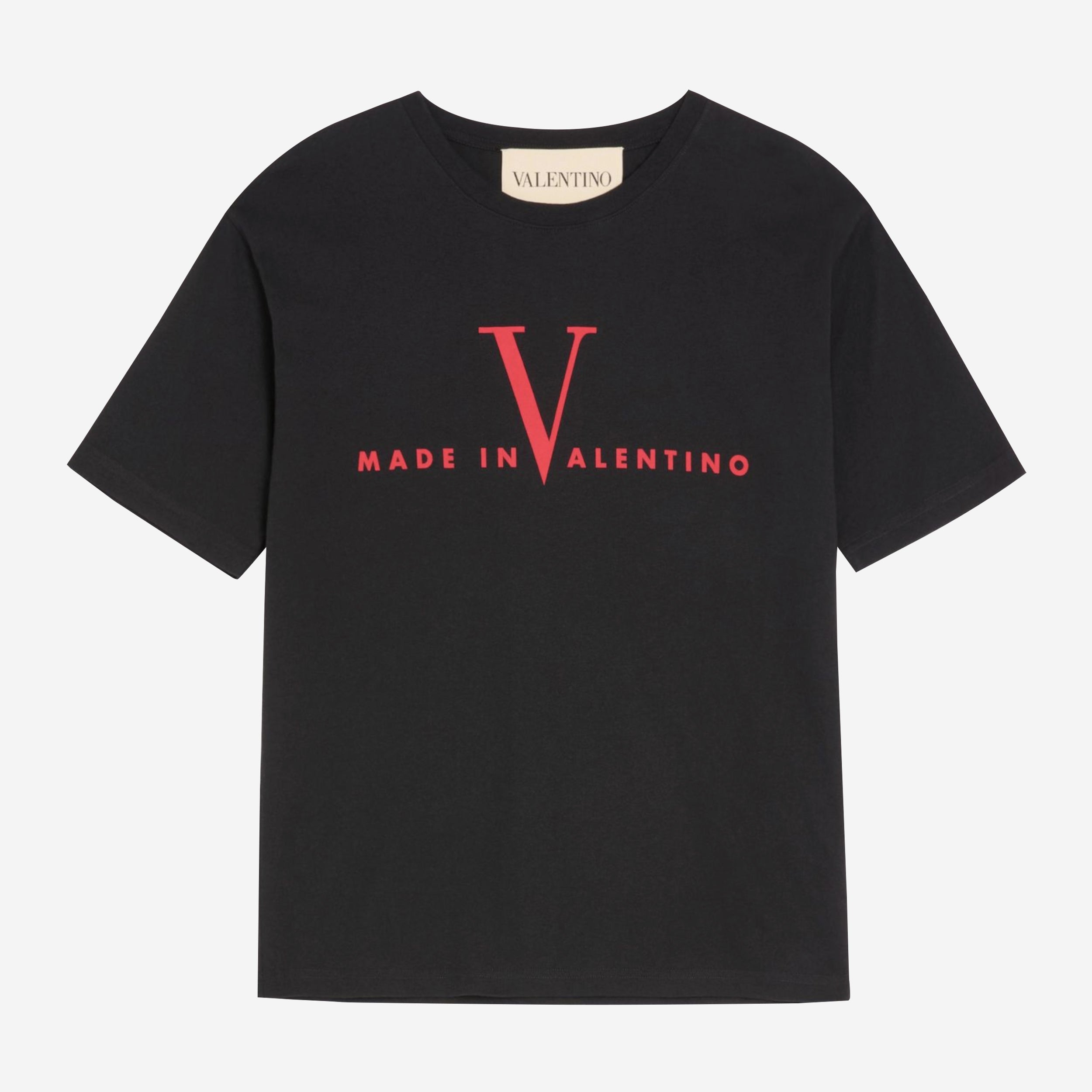 Valentino Garavani Made In Valentino Print Cotton T-Shirt
