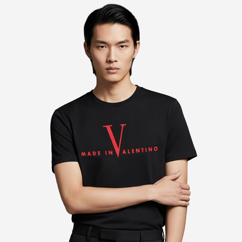 Valentino Garavani Made In Valentino Print Cotton T-Shirt – ZAP