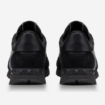 Valentino Garavani Camouflage Noir Rockrunner Sneaker