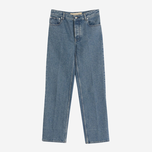 【関税&送料込】Valentino Garavani Jeans In Denim Con Ricami Valentino Garavani Embroidered Denim Pants | Saks Fifth Avenue