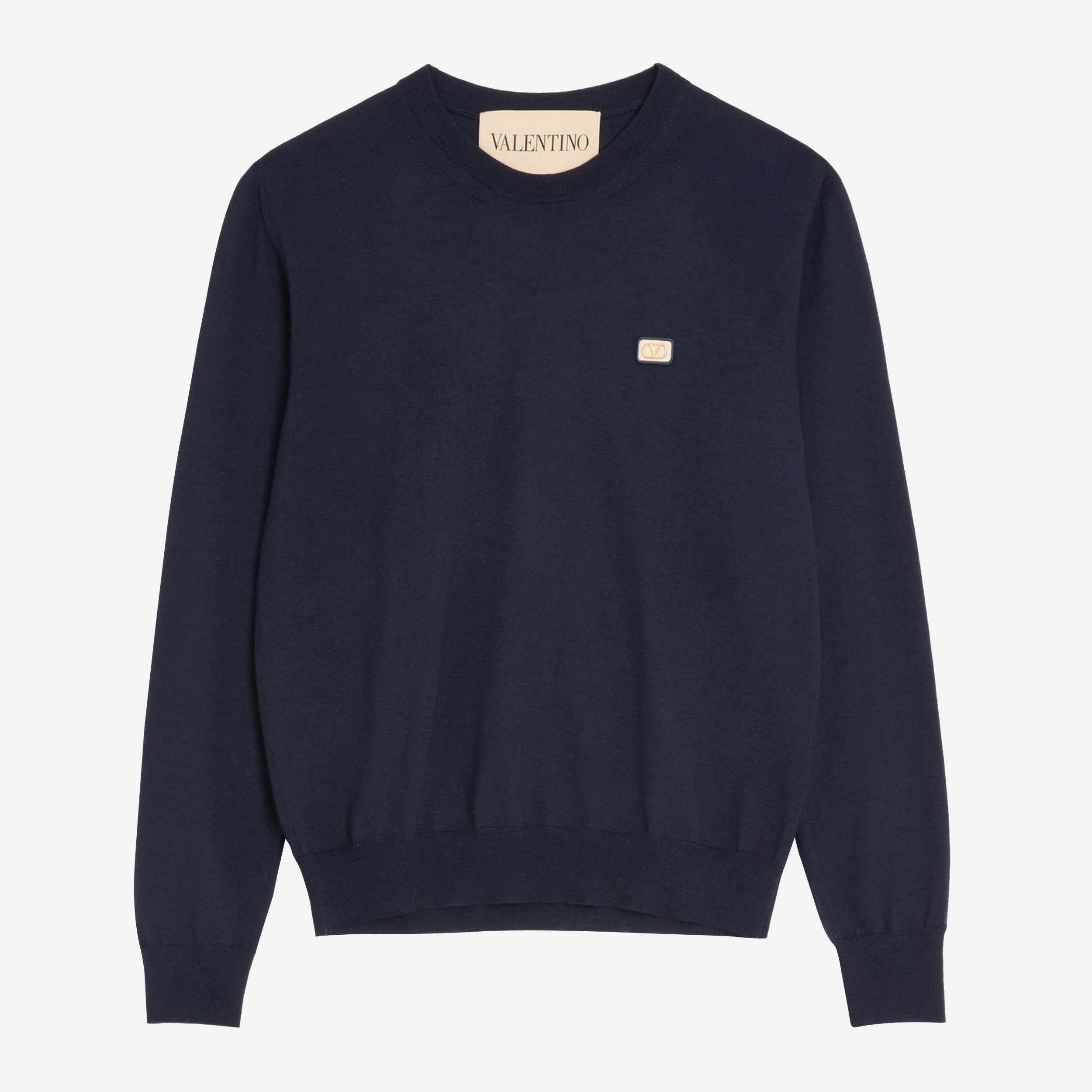 Valentino Garavani VLogo Patch Wool Knitwear