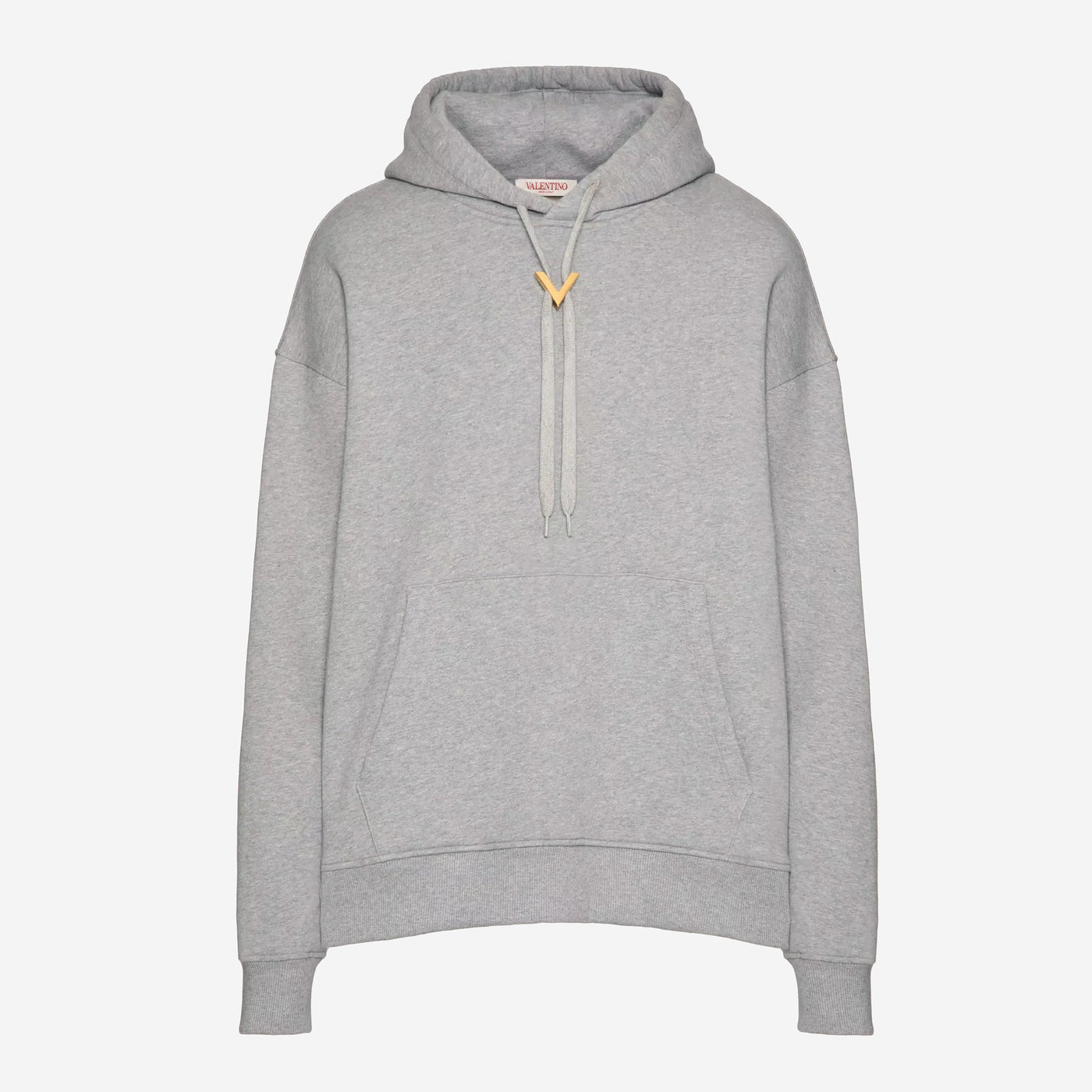 Valentino Garavani Metallic V Detail Hoodie