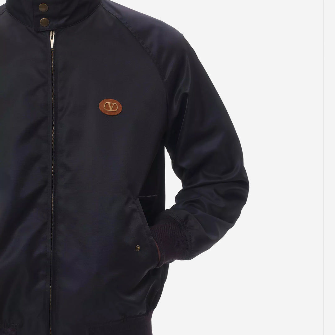 Valentino Garavani Nylon V Logo Jacket – ZAP