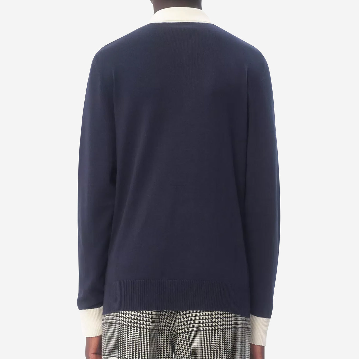 Valentino Garavani Long Sleeved Cotton Polo Shirt