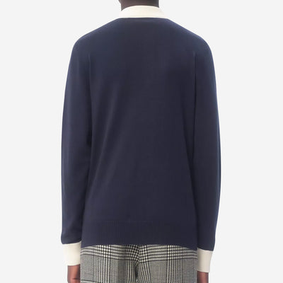 Valentino Garavani Long Sleeved Cotton Polo Shirt