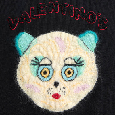 Valentino Garavani Le Chat De La Maison Patch Knitwear