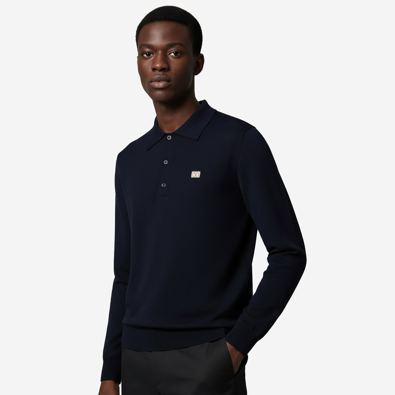 Valentino Garavani VLogo Patch Wool Knitwear