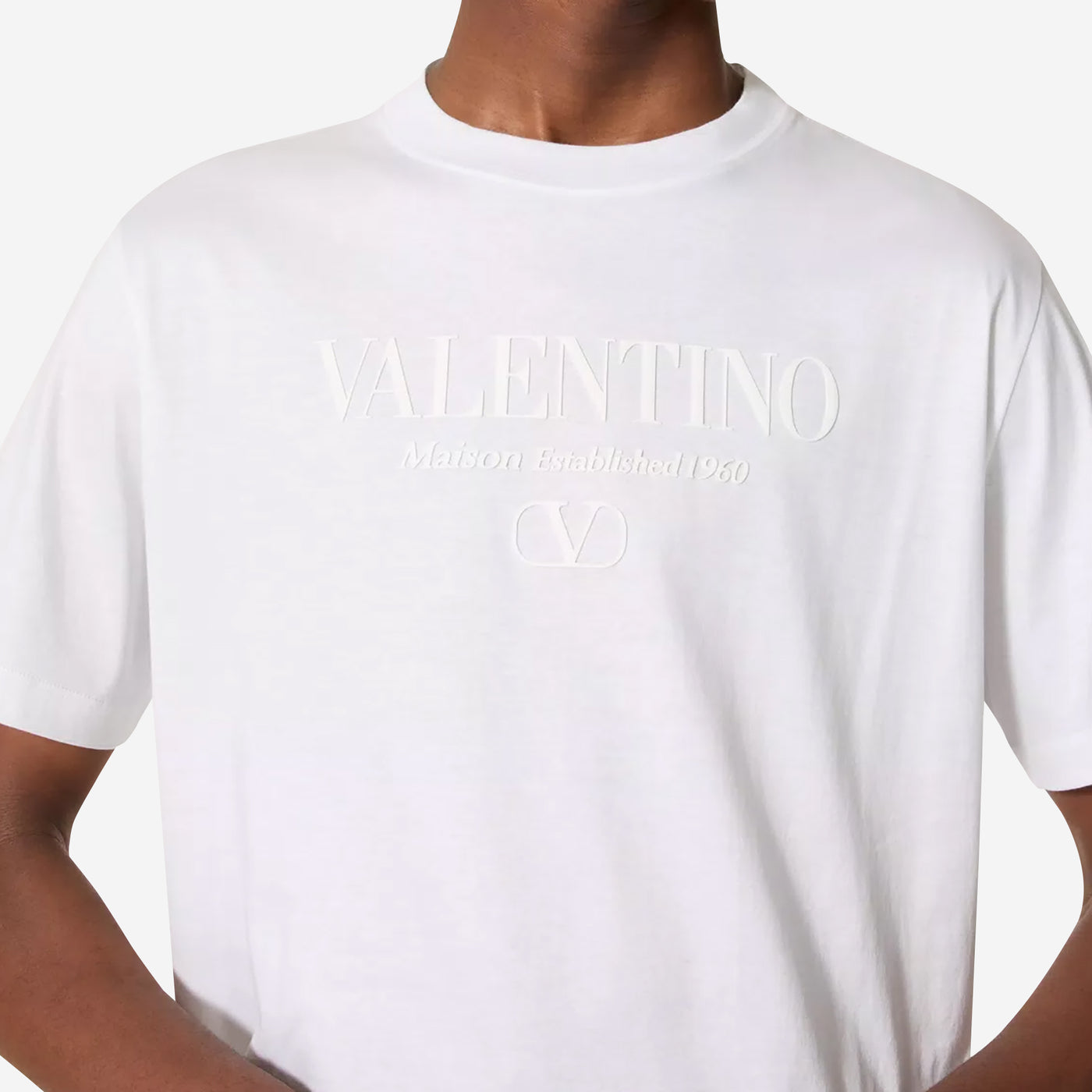 Valentino Garavani Logo Print Cotton T-Shirt