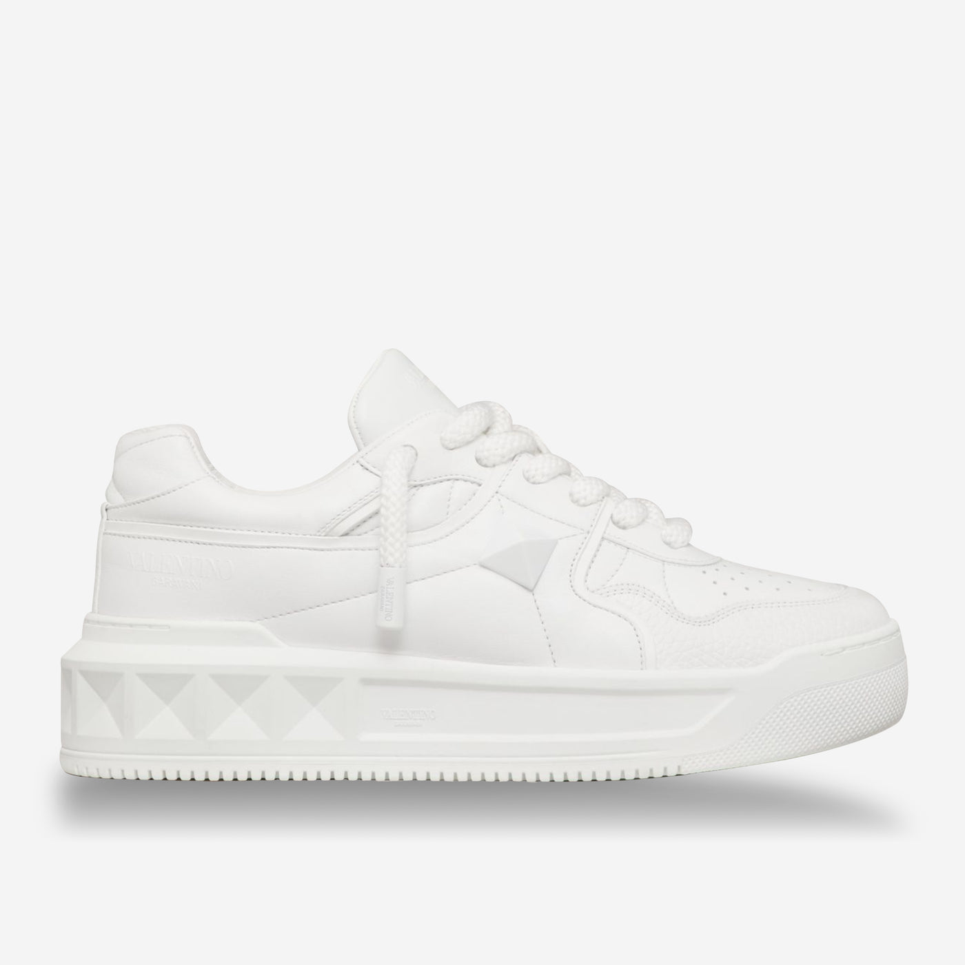 Valentino Garavani One Stud Xl Nappa Leather Low-Top Sneaker