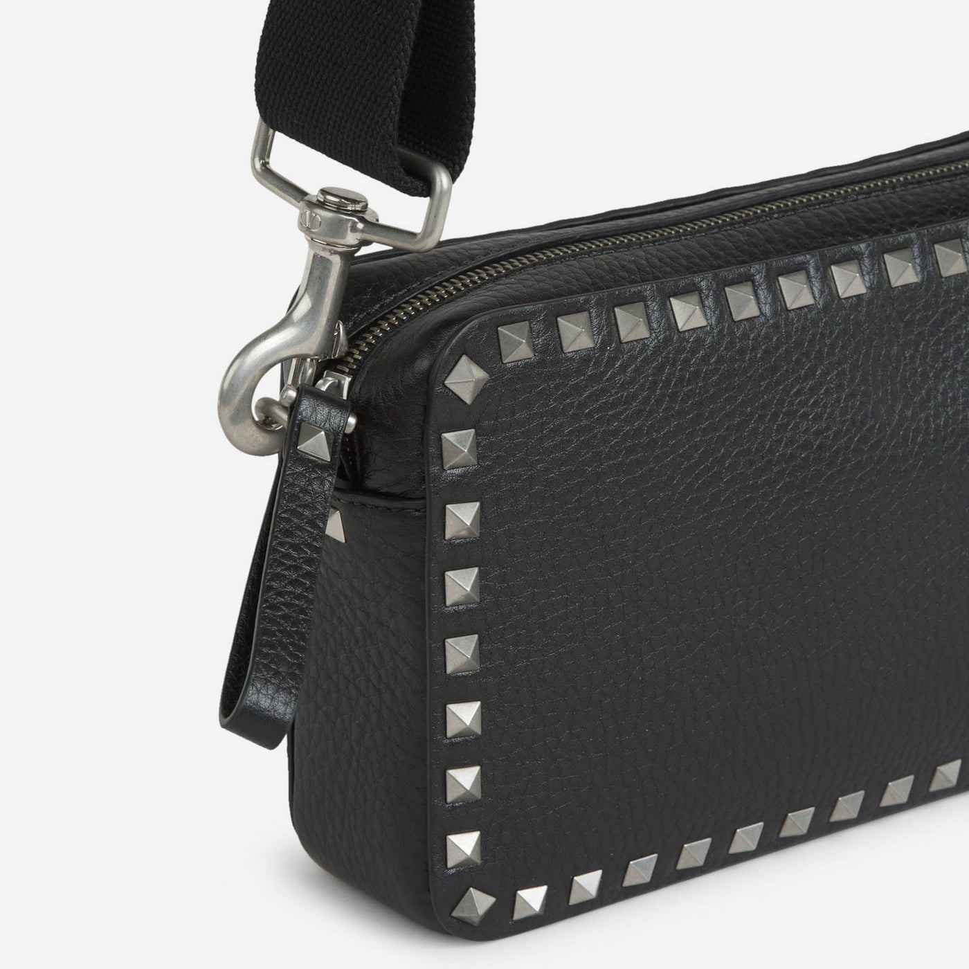 Valentino Garavani Grainy Calfskin Rockstud Cross Body Bag