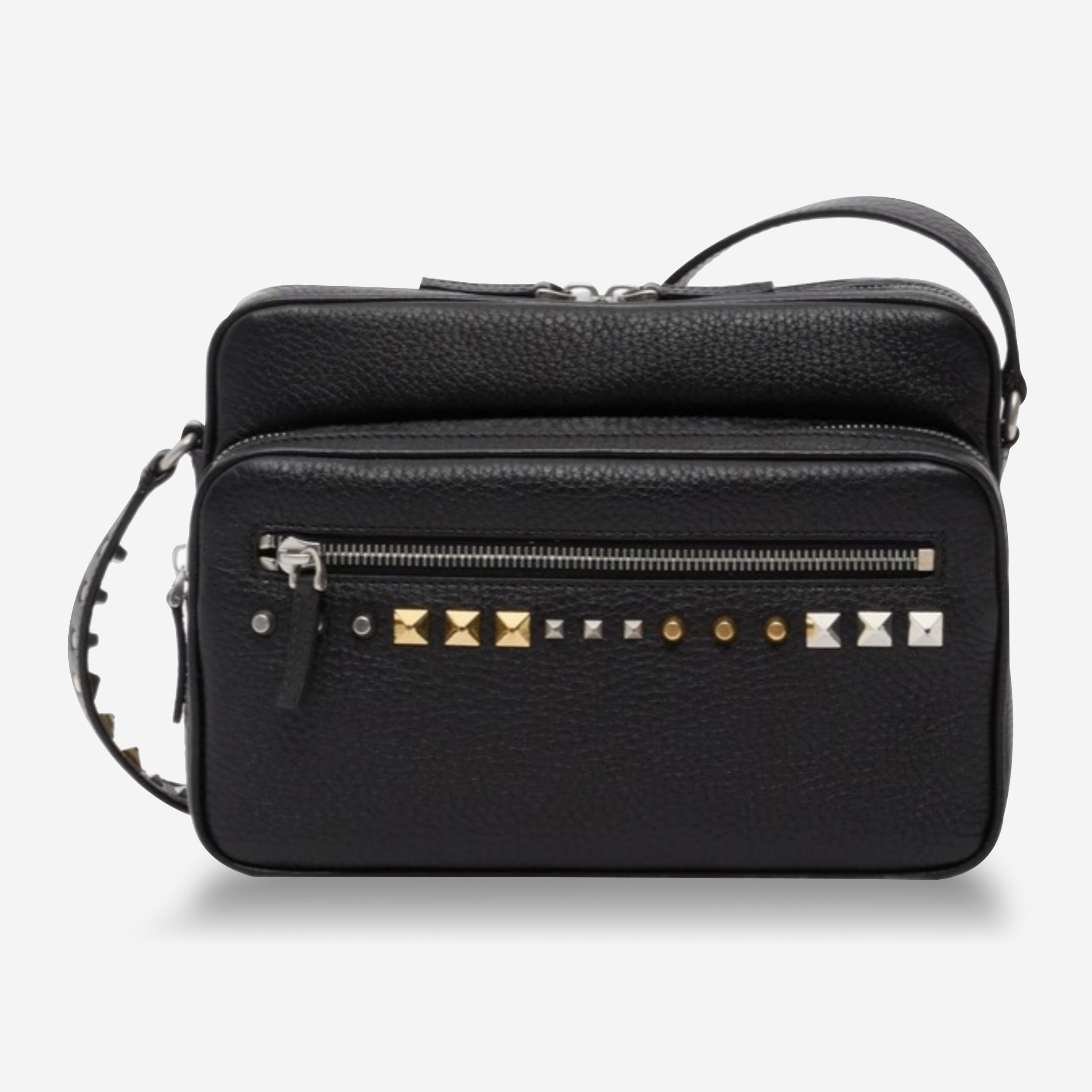 Valentino Garavani Rockstud Calfskin Shoulder Bag