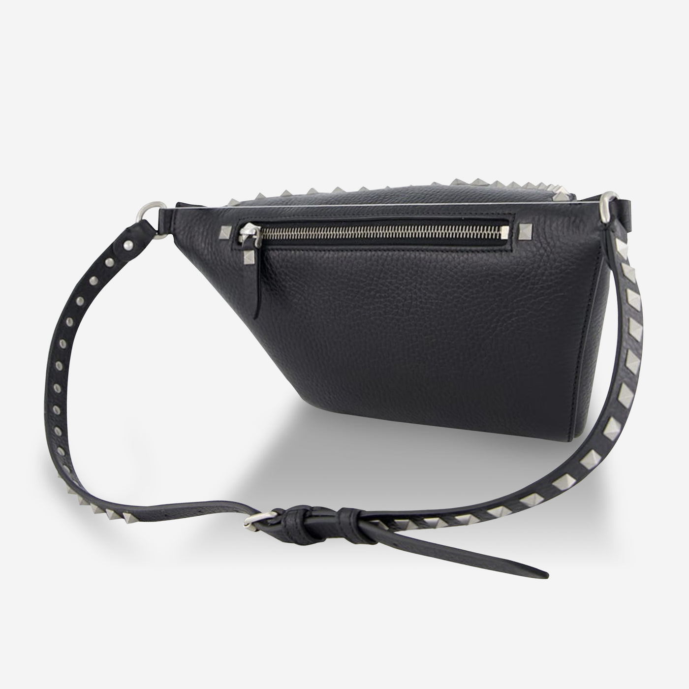 Valentino Garavani Grainy Calfskin Rockstud Belt Bag