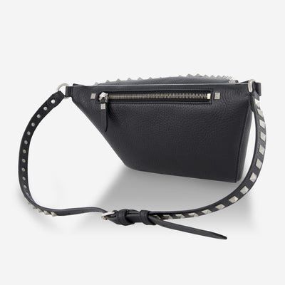 Valentino Garavani Grainy Calfskin Rockstud Belt Bag