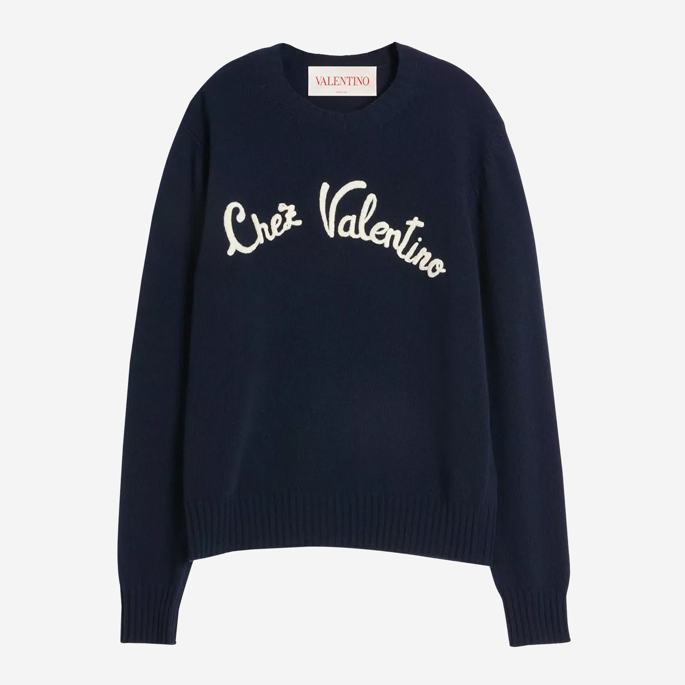 Valentino Garavani Chez Valentino Embroidery Wool Knitwear