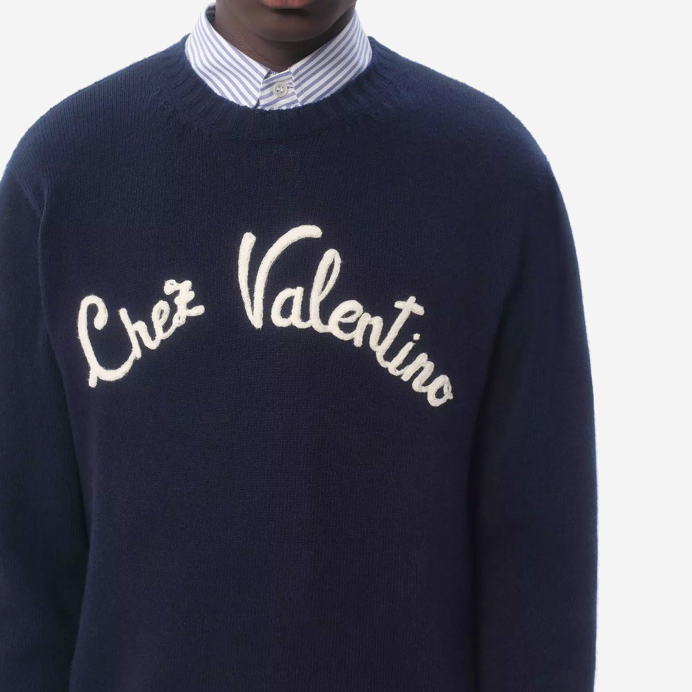 Valentino Garavani Chez Valentino Embroidery Wool Knitwear