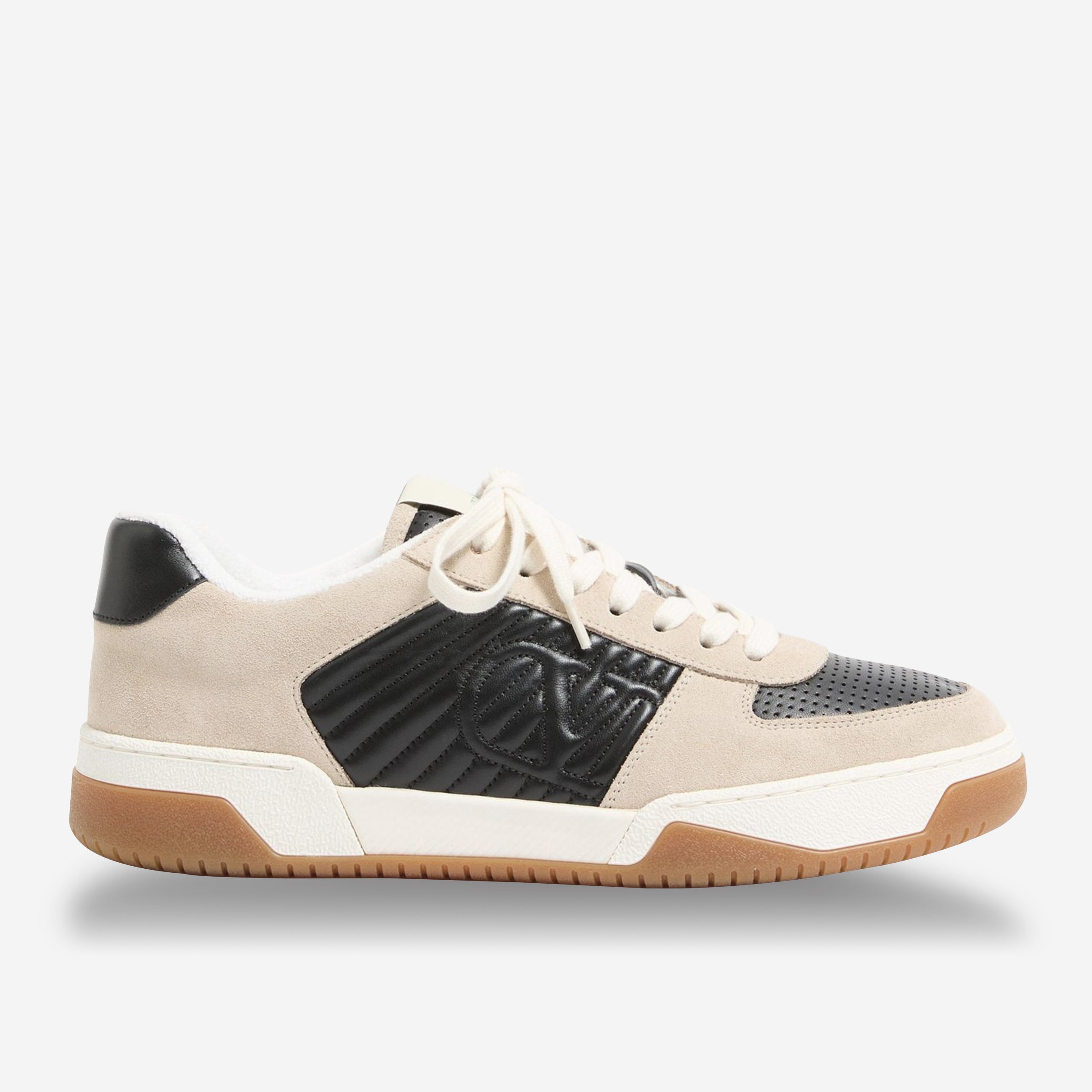 Valentino Garavani Split Leather And Nappa Sparry Trainer