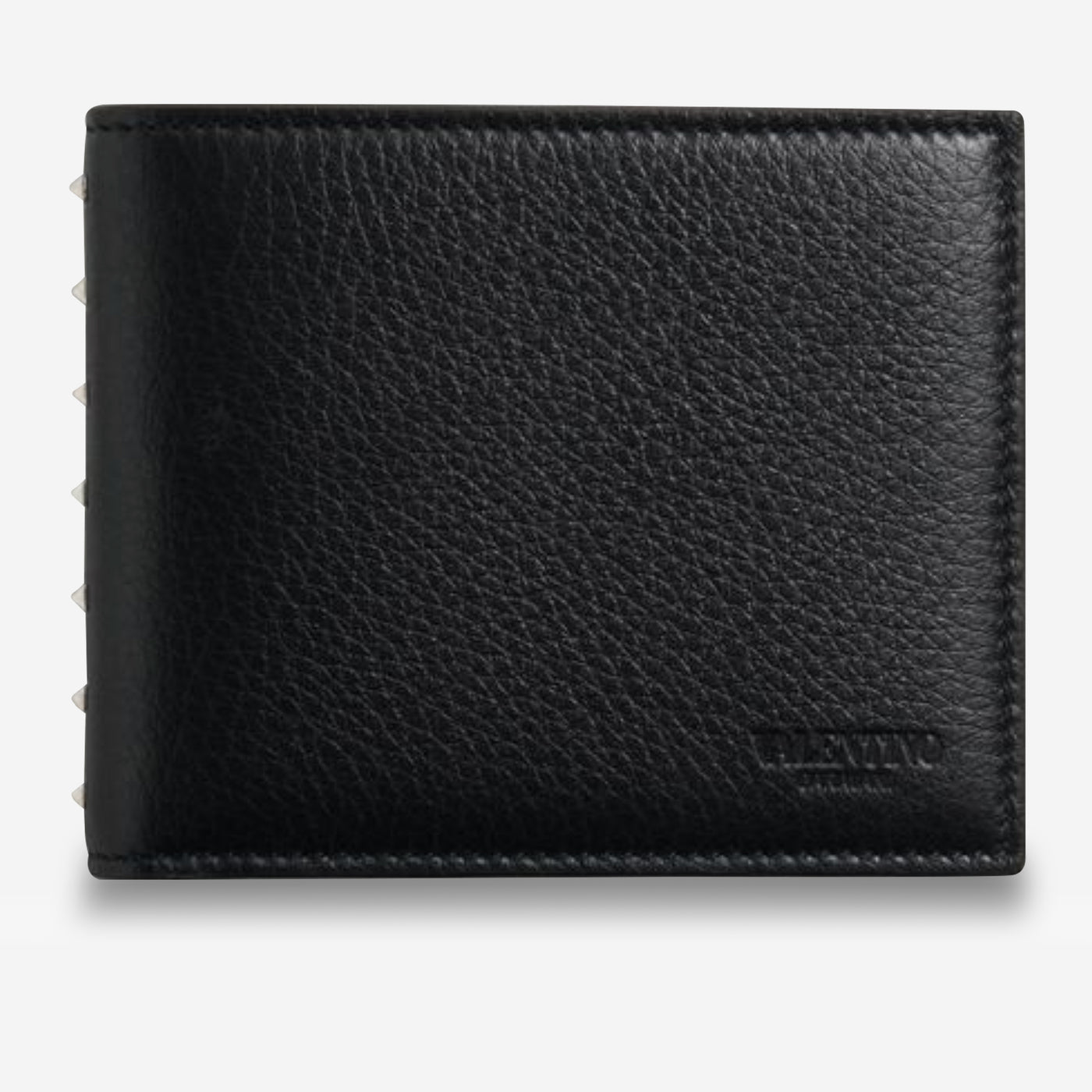 Valentino Garavani Grainy Calfskin Rockstud Wallet