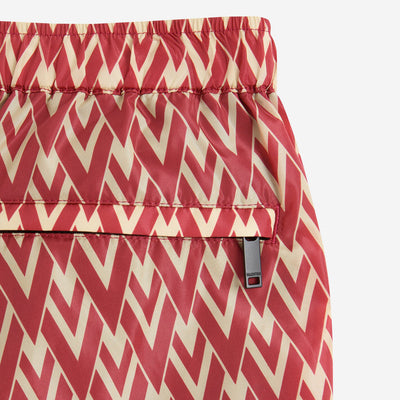 Valentino Garavani Toute La V Print Nylon Swimwear