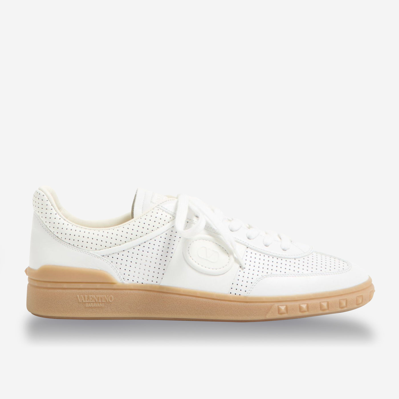 Valentino Garavani Upvillage Low-Top Perforated Nappa Leather Sneaker