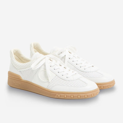 Valentino Garavani Upvillage Low-Top Perforated Nappa Leather Sneaker