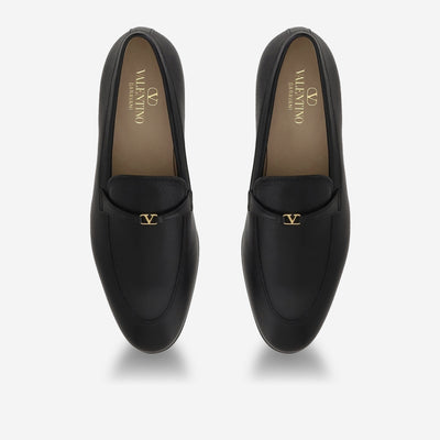 Valentino Garavani Goatskin Leather Loafers