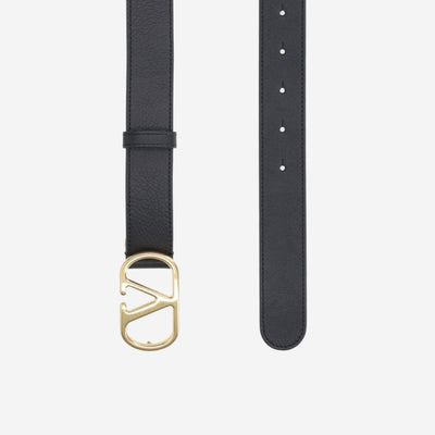 Valentino Garavani Shiny Calfskin VLogo Signature Belt