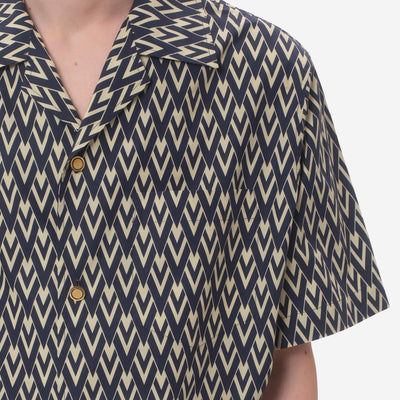 Valentino Garavani Toute La V Print Bowling Shirt
