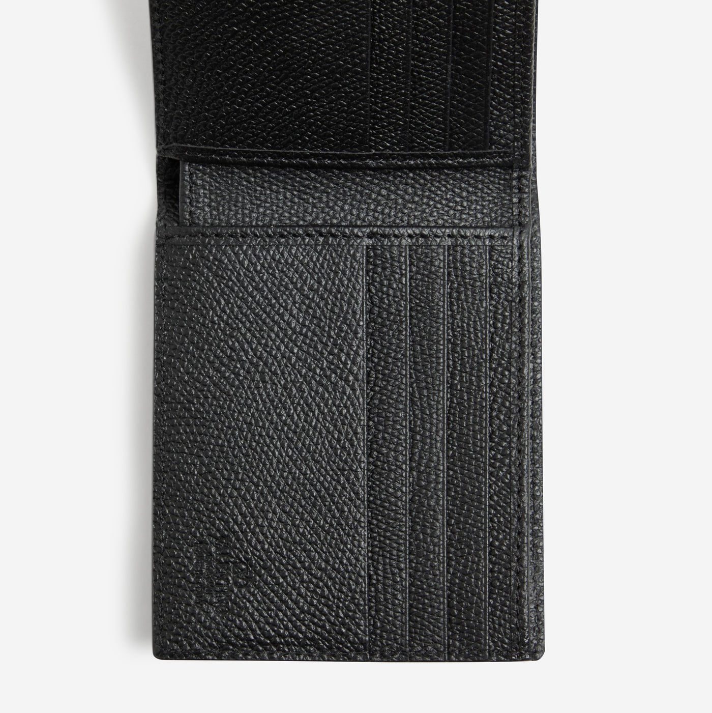 Valentino Garavani Vlogo Signature Grainy Calfskin Wallet